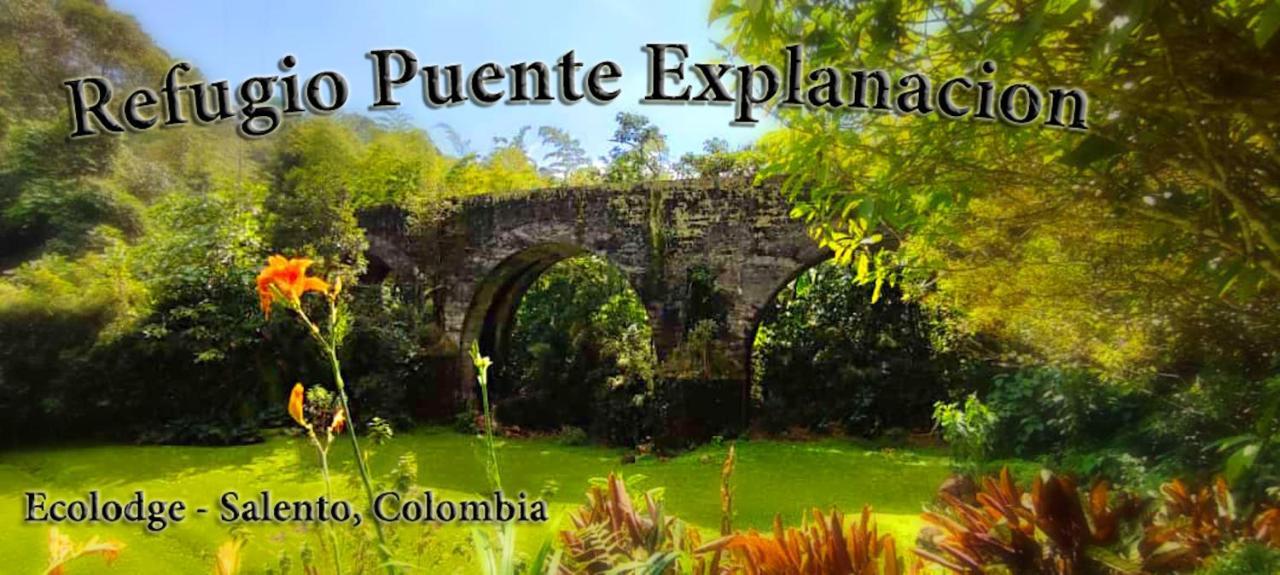 Ecolodge Puente Explanacion Salento Eksteriør bilde